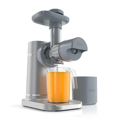 TorqueGrind JC151 NeverClog Cold Press Juicer, Powerful Slow Juicer with Total Pulp Control, Countertop, Electric, 2 Pulp Functions, Dishwasher Safe, 2nd Generation, Charcoal