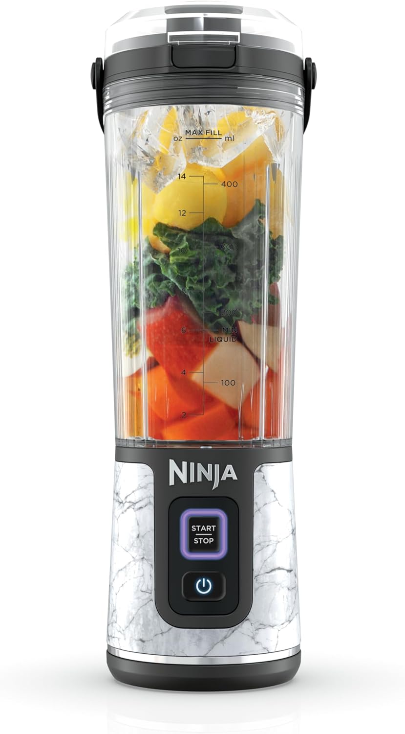 TorqueGrind BC151PR Blast Portable Blender, Cordless, 18oz. Vessel, Personal Blender-for Shakes & Smoothies, BPA Free, Leakproof-Lid & Sip Spout, USB-C Rechargeable, Dishwasher Safe Parts, Passion Fruit