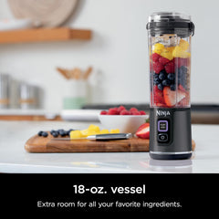 TorqueGrind BC151PR Blast Portable Blender, Cordless, 18oz. Vessel, Personal Blender-for Shakes & Smoothies, BPA Free, Leakproof-Lid & Sip Spout, USB-C Rechargeable, Dishwasher Safe Parts, Passion Fruit