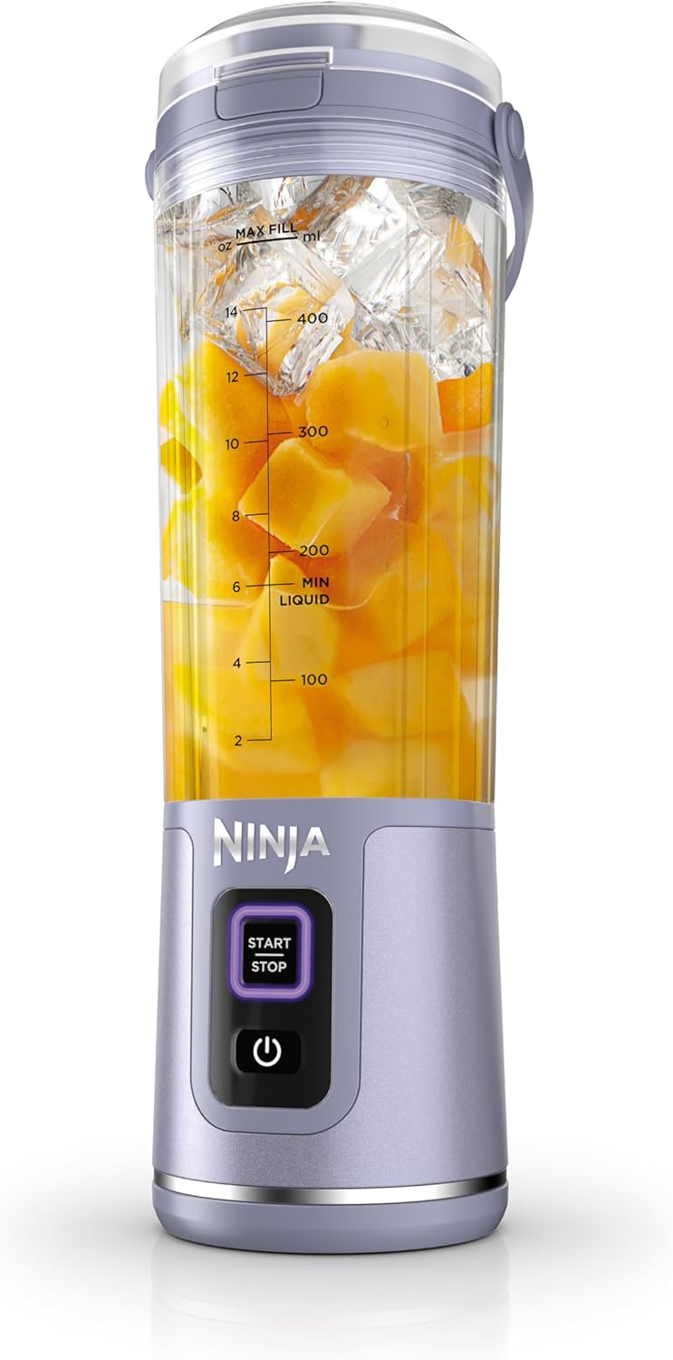 TorqueGrind BC151PR Blast Portable Blender, Cordless, 18oz. Vessel, Personal Blender-for Shakes & Smoothies, BPA Free, Leakproof-Lid & Sip Spout, USB-C Rechargeable, Dishwasher Safe Parts, Passion Fruit