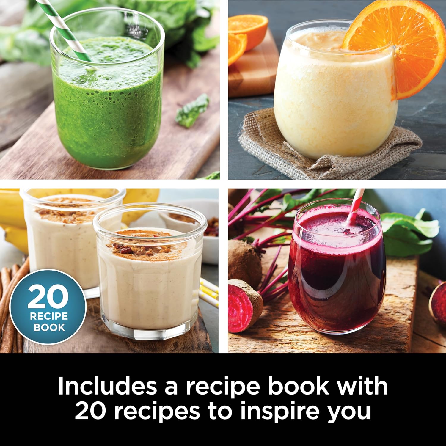 TorqueGrind BN301 Nutri-Blender Plus Compact Personal Blender, 900-Peak-Watt Motor, Frozen Drinks, Smoothies, Sauces & More, (3) 20 oz. To-Go Cups, (2) Spout-Lids (1) Storage-Lid, Dishwasher Safe, Silver