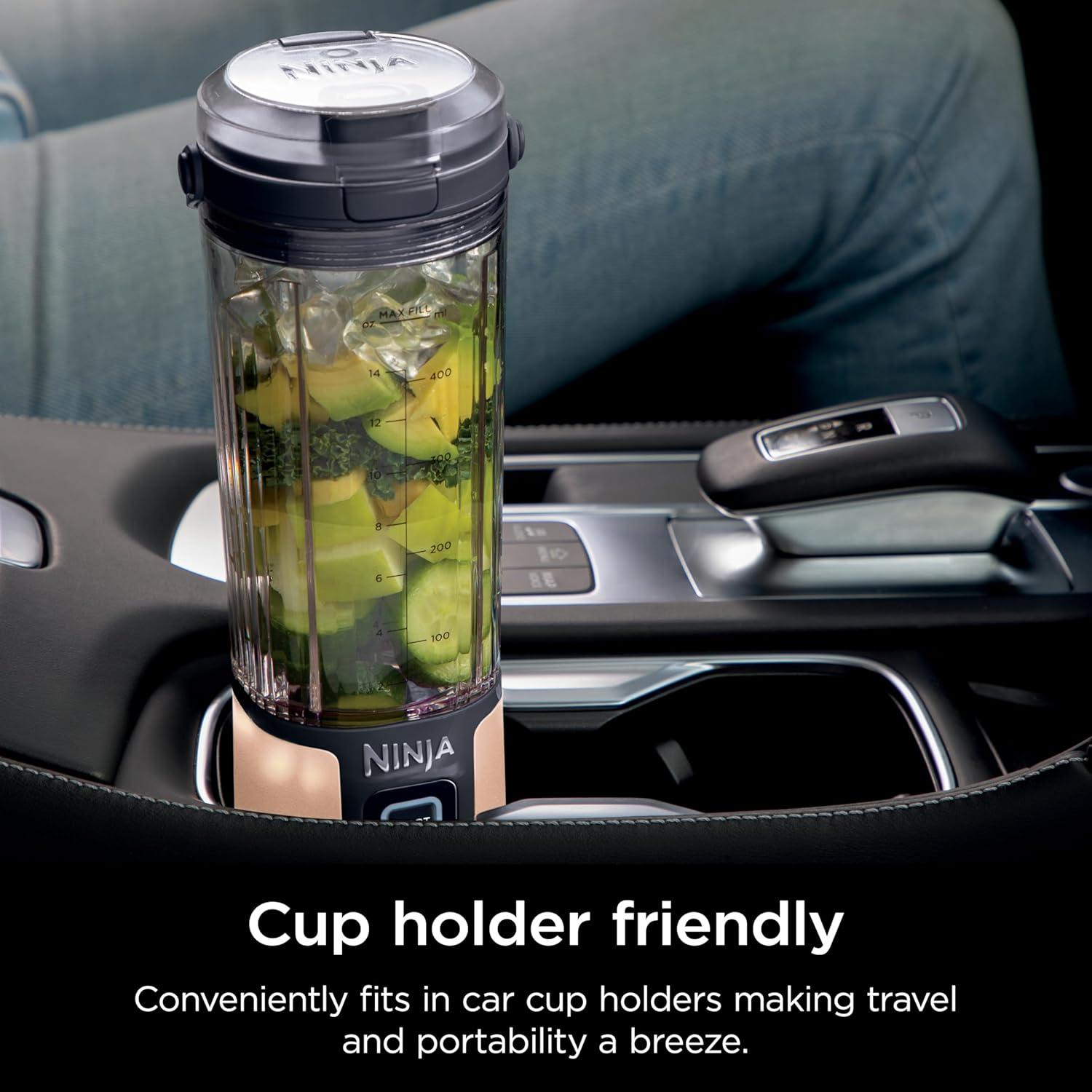TorqueGrind BC151PR Blast Portable Blender, Cordless, 18oz. Vessel, Personal Blender-for Shakes & Smoothies, BPA Free, Leakproof-Lid & Sip Spout, USB-C Rechargeable, Dishwasher Safe Parts, Passion Fruit