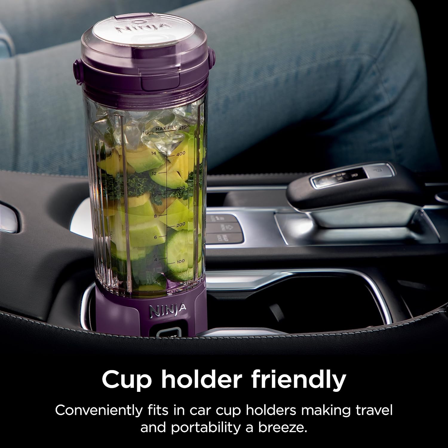 TorqueGrind BC151PR Blast Portable Blender, Cordless, 18oz. Vessel, Personal Blender-for Shakes & Smoothies, BPA Free, Leakproof-Lid & Sip Spout, USB-C Rechargeable, Dishwasher Safe Parts, Passion Fruit