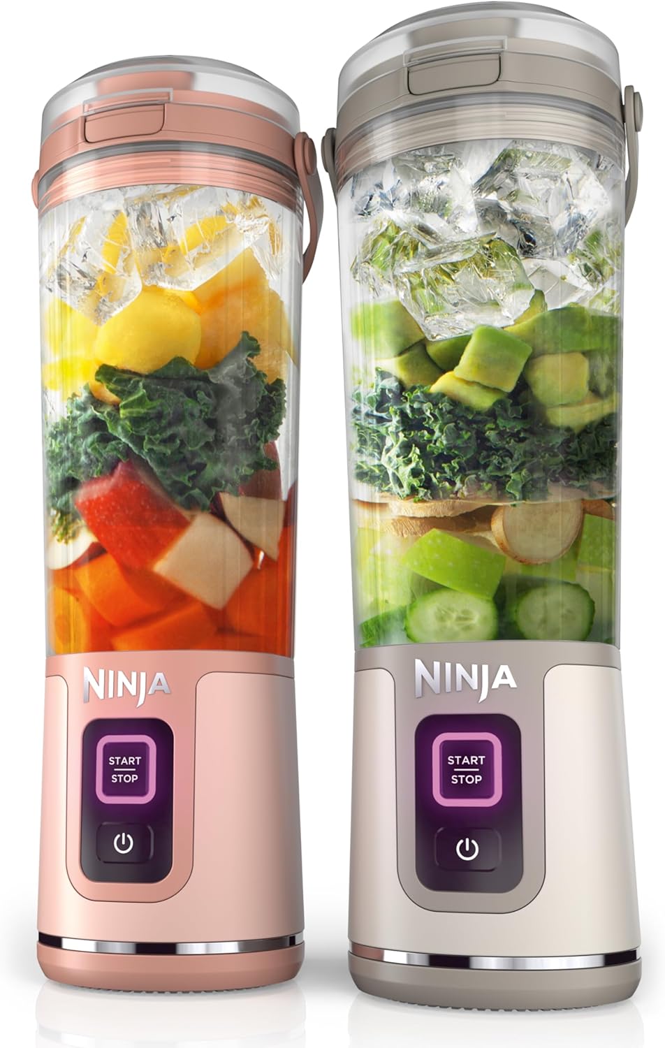 TorqueGrind BC151PR Blast Portable Blender, Cordless, 18oz. Vessel, Personal Blender-for Shakes & Smoothies, BPA Free, Leakproof-Lid & Sip Spout, USB-C Rechargeable, Dishwasher Safe Parts, Passion Fruit