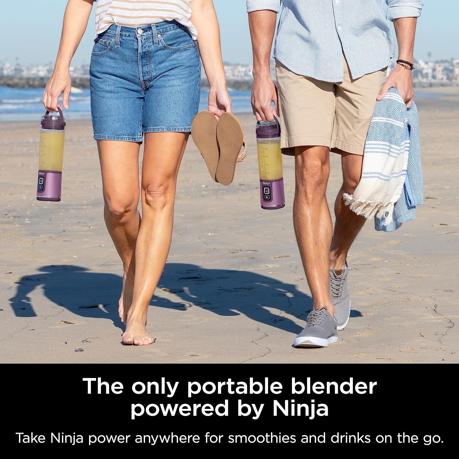 TorqueGrind BC151PR Blast Portable Blender, Cordless, 18oz. Vessel, Personal Blender-for Shakes & Smoothies, BPA Free, Leakproof-Lid & Sip Spout, USB-C Rechargeable, Dishwasher Safe Parts, Passion Fruit